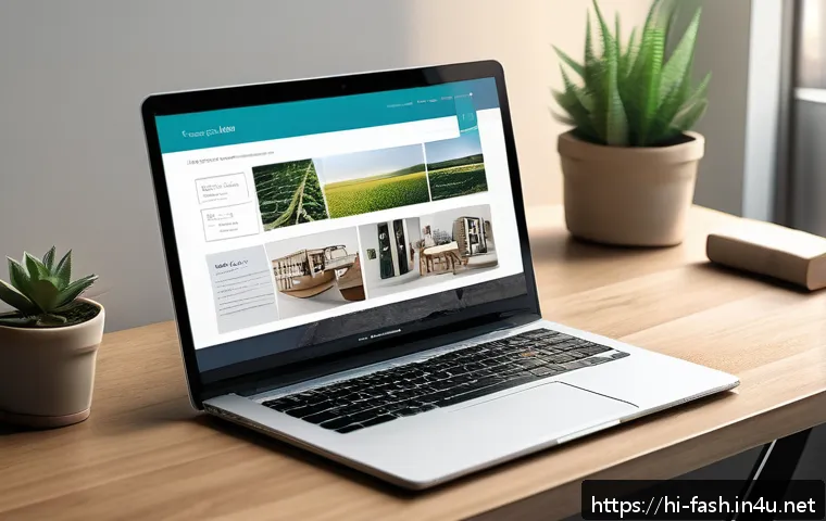 패션디자인 포트폴리오 샘플 작성법 - A modern fashion portfolio layout scene showing a clean, minimalist digital interface on a laptop sc...